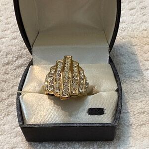 Gold and Silver Statement Ring